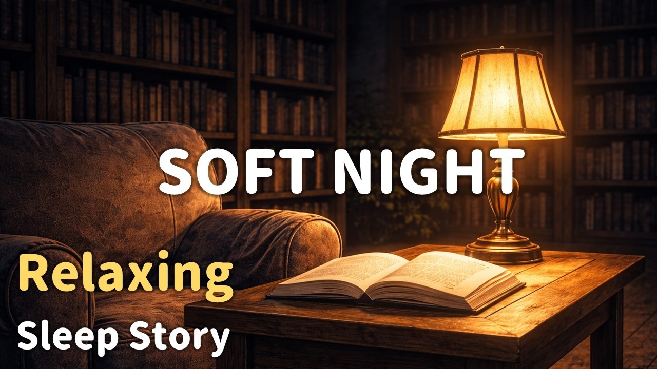 Quiet Sleep Story 🌙 The Night Library of Moonlight Town
