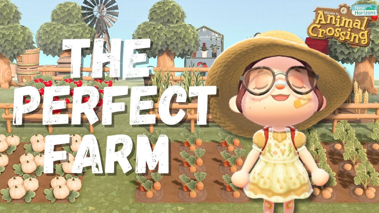 Creating a FUNCTIONAL farm | Animal Crossing New Horizons