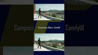 Compositing an AI Blast into Real Footage! #shorts