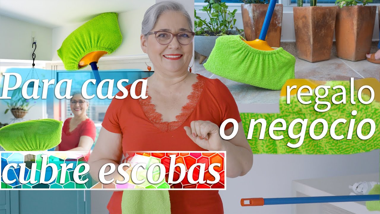 CUBRE ESCOBA REUTILIZABLE , FACIL. Ahorra  y gana dinero en tu casa/Buena idea de EMPRENDIMIENTO