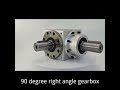 AT L  High precision steering Gearbox 90 degree right angle 1 shaft input and 2 shafts output