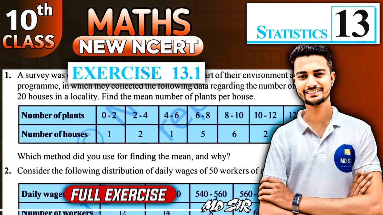 Class 10 Maths Chapter 13 | Statistics | Exercise 13.1 Solutions