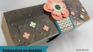 Embossing On Acetate Gift Boxes