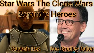 Characters and Voice Actors - Star Wars The Clone Wars Republic Heroes @charactersandvoices