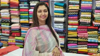 SOFT ORGANZA & SOFT SILK UNSTITCHED SUITS   || 𝐕𝐈𝐃𝐄𝐎#1375|| #𝐆𝐋𝐈𝐓𝐙𝐈𝐍𝐃𝐈𝐀_FASHIONS screenshot 4