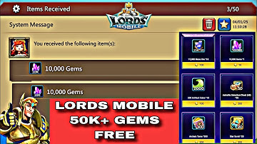 Lords Mobile - Collect Free Gems from Creator Turf Event By CAPTAIN ARMY #lordsmobile