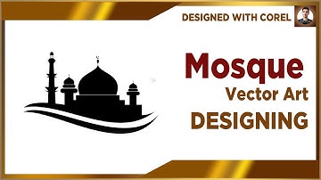 Mosque Design in CorelDraw #corelDraw #designedwithcorel #corelDrwawtips