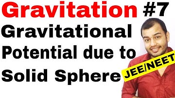 11 chap 8 | Gravitation 07 | Gravitation potential due to Hollow and Solid Sphere IIT JEE MAINS/NEET