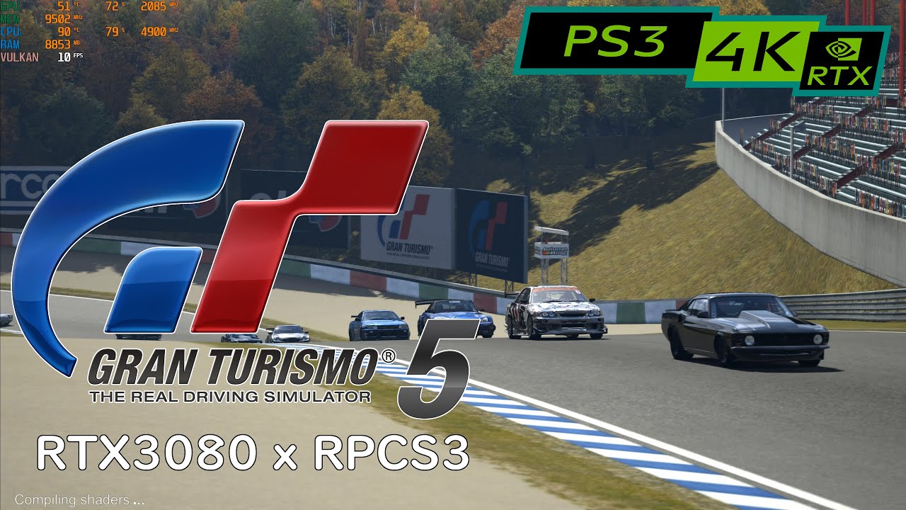 Gran Turismo 5, RPCS3 PS3 Emulator, PC Performance Test