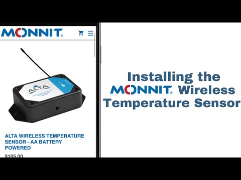 Installing a Monnit ALTA Temperature Sensor
