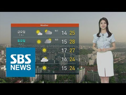마스크 '꼭'…전국 미세먼지·자외선 높아요 / SBS