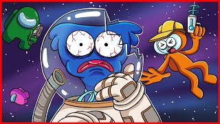 HUGGY WUGGY & Engineer ARE SO SAD WITH Among us! Poppy Playtime & FNaF SB Animation