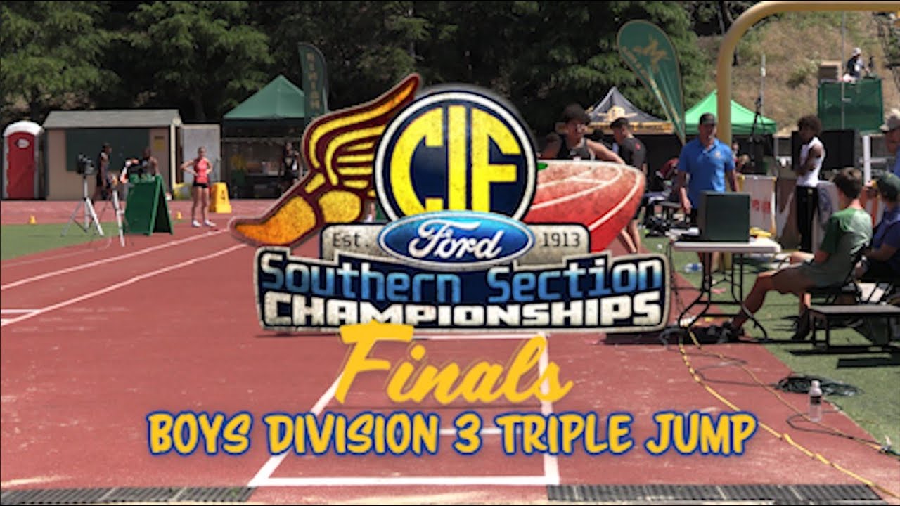 2023 TF CIFss Finals (D3) Triple Jump (Boys) YouTube