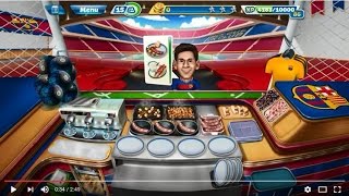 Cooking Fever Fc Barcelona Sports Bar Level 15 Game Play