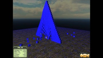 OrionX3D, Ogre3D 2.1b, Newton Dynamics 3.14b Stack box Vehicle Demo 2015