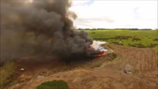 Controlled Burn - Training on Fire Behaviour - Imagery from UAV