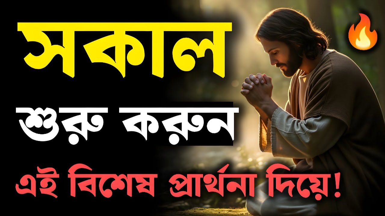 🙏🔥 সকাল শুরু করুন এই শক্তিশালী প্রার্থনা দিয়ে | Morning Blessing Prayer 