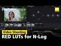 Video Shooting #7 - RED LUTs for N-Log | Nikon Digitutor