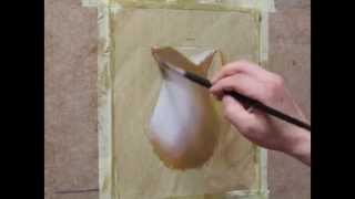 How to paint white objects in oil