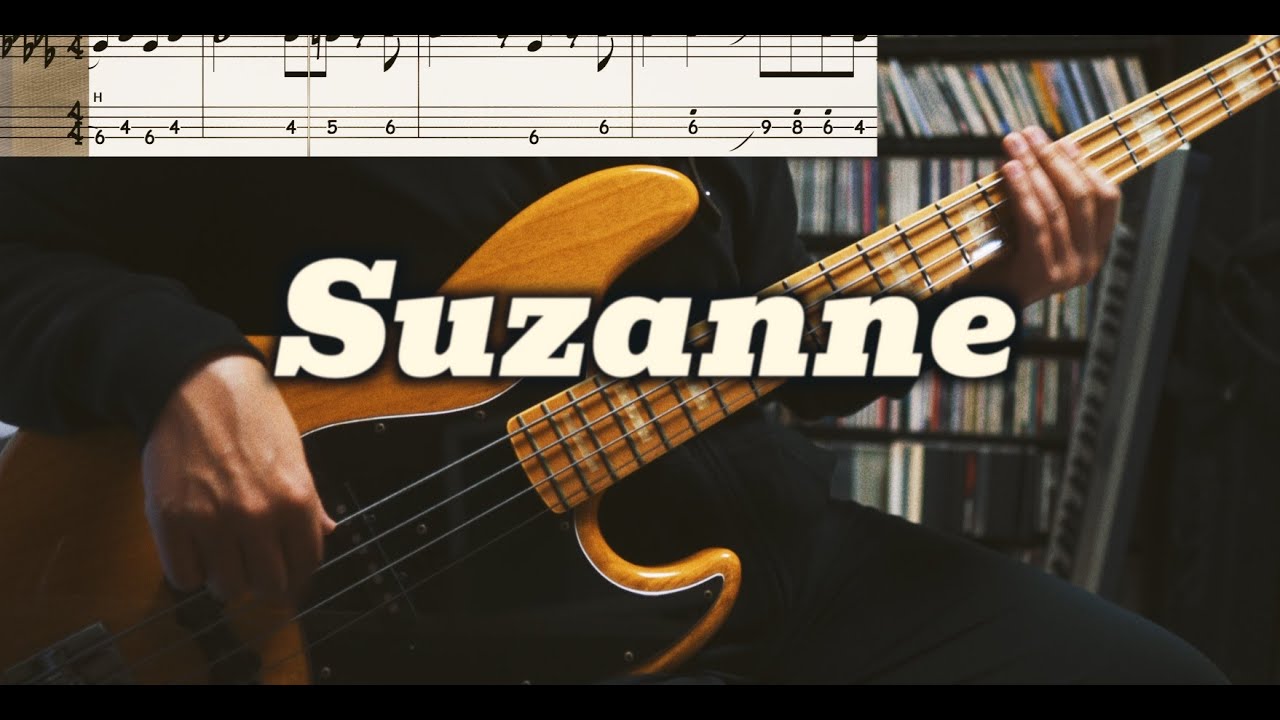 Mark Ronson & RAYE - Suzanne (Bass Cover) Bass Tabs