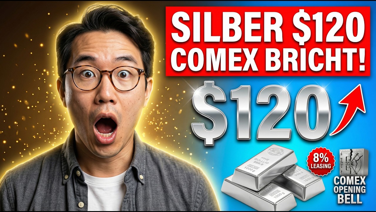 EILMELDUNG: Physisches Silber $120, Leasing 8%, COMEX bricht — vor dem Krieg
