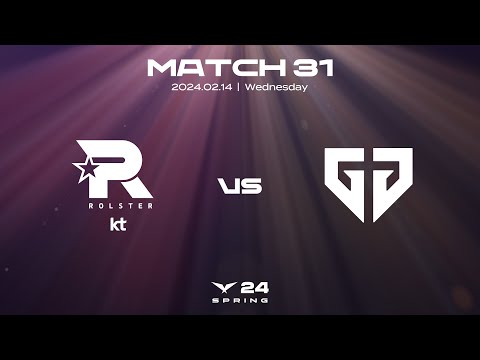 KT vs. GEN | 매치31 하이라이트 | 02.14 | 2024 LCK 스프링 스플릿