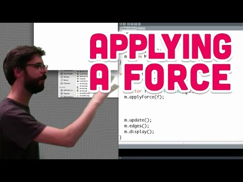 2.2: Applying a Force - The Nature of Code