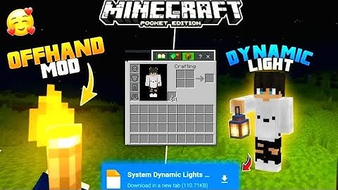 Dynamic Torch Mod for Minecraft PE 1.21+ | Realistic Lighting in MCPE! 💡 | A1 Gaming Zone 