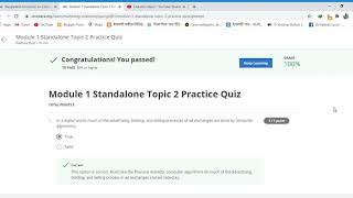 Digital Marketing Module 1 Standalone Topic 2 Practice Quiz ans  Coursera |