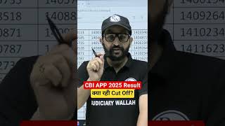 CBI APP 2026 Result Out 📢 #Shorts #CBIAPP2025 #CBIAPPCutOff #Judiciary #JudiciaryByPW