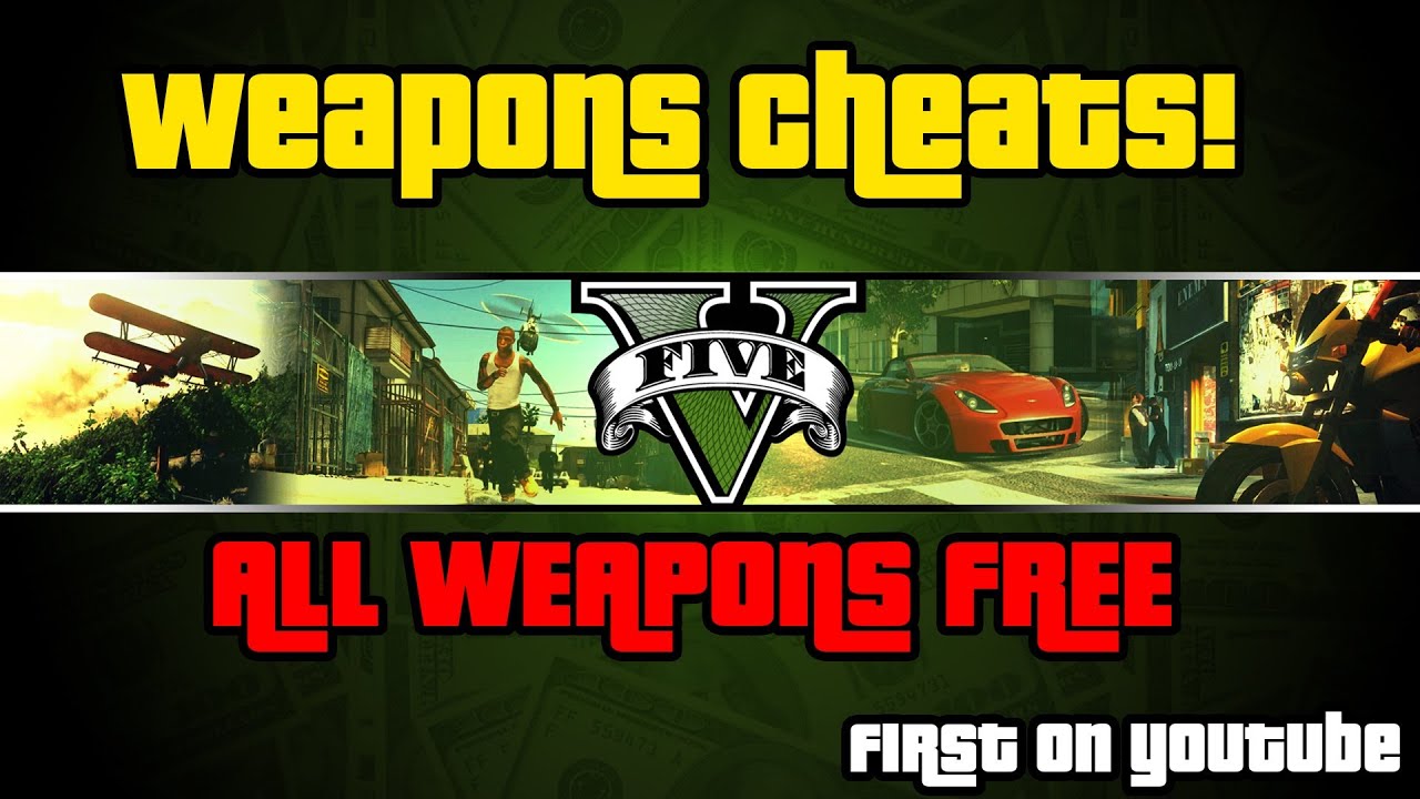 GTA V FREE Weapons Cheats/GLITCH (Does not effect game) YouTube