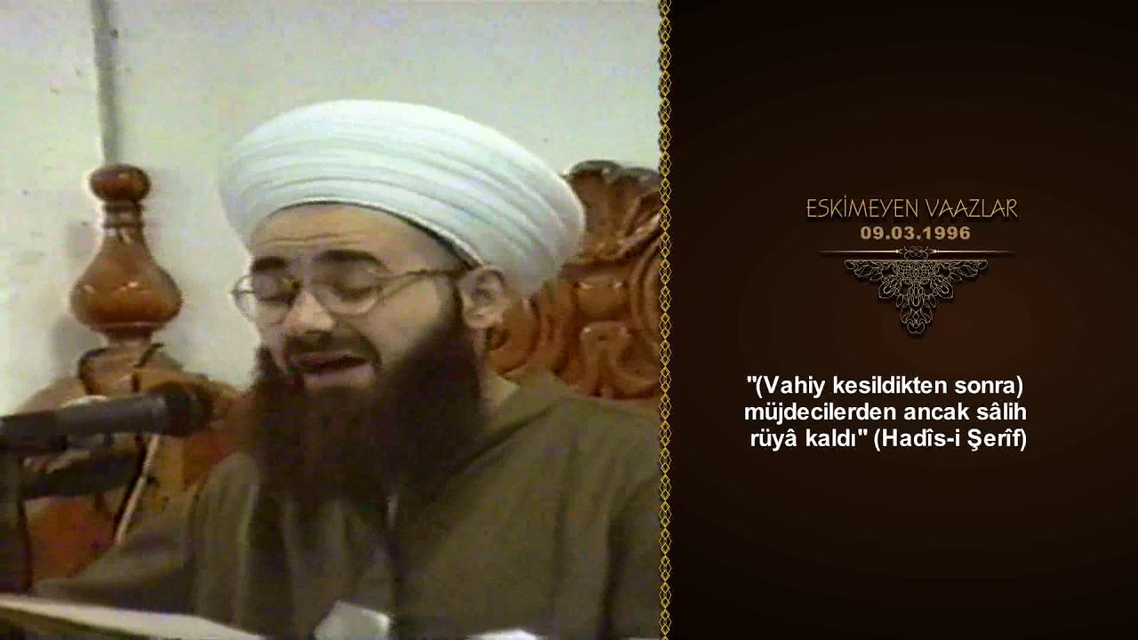 9 Mart 1996 Tarihli Eskimeyen Vaazlar (Muhkem-Müteşabihat) - Cübbeli Ahmet Hocaefendi Lâlegül TV