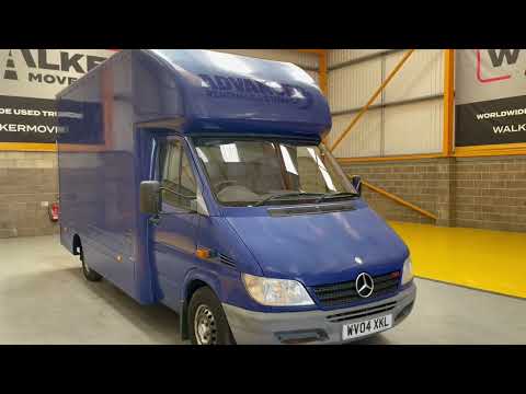 New In Stocklist For Sale: MERCEDES BENZ SPRINTER 311 CDI 3.5 TONNE REMOVAL/PANEL VAN–2004–WV04 XKL