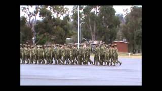 42 PL Marchout Parade Kapooka 08NOV2013