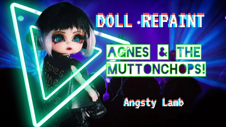 DOLL REPAINT! Agnes the Angsty Lamb  Black Sheep #...