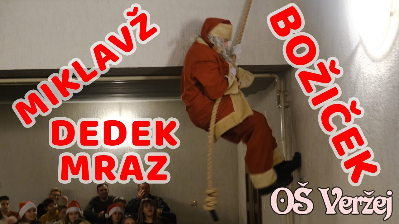 Miklavž, Božiček in Dedek Mraz 2022 @ OŠ Veržej