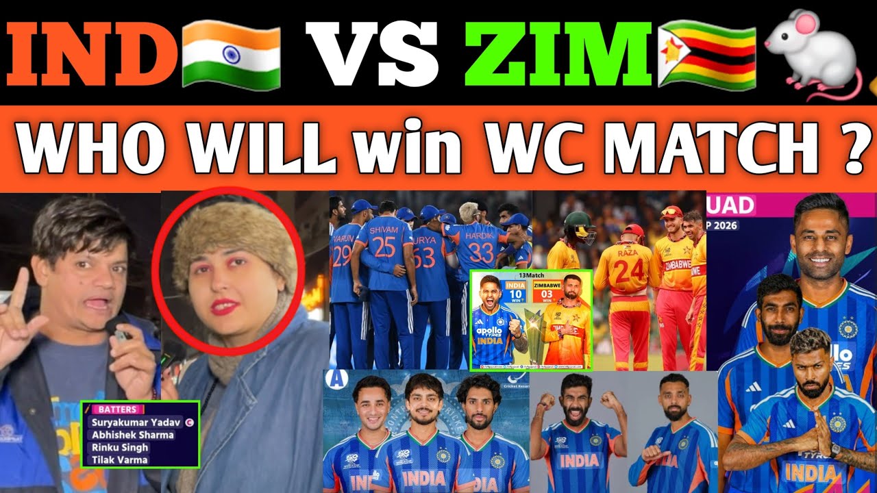 IND 🇮🇳 VS ZIM 🇿🇼 WHO WILL WIN WORLD CUP MATCH | INDIA IS READY FOR 320 |PAK PUBLIC REACTIONS
