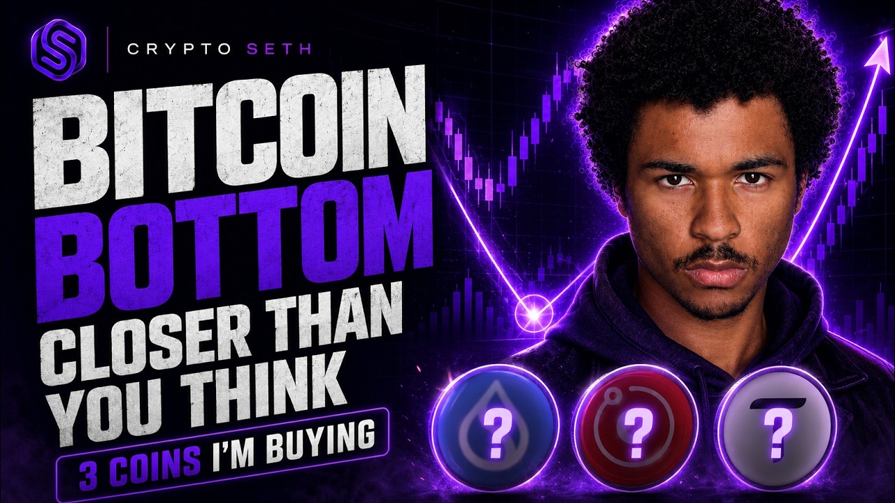 The Bitcoin Bottom Is Closer Than You Think (3 Coins I'm Buying)