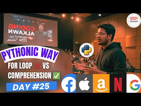 #28 Python Comprehension Hindi | List Set & Dictionary Comprehension | PYTHON COMPLETE COURSE HINDI
