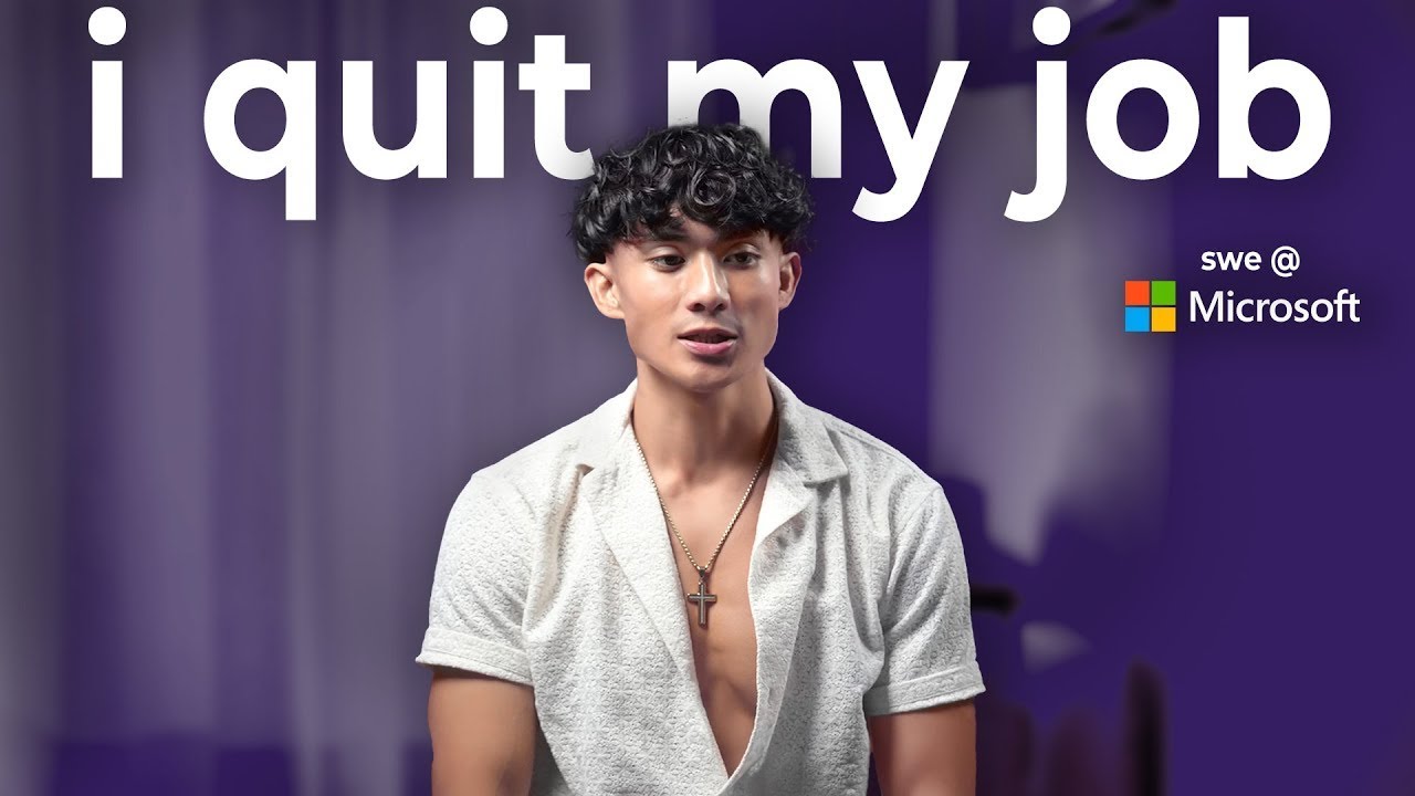 Why I Quit My Software Engineering Job At Microsoft - YouTube