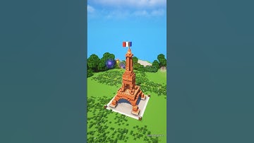 Build YOUR OWN Eiffel Tower in Minecraft!