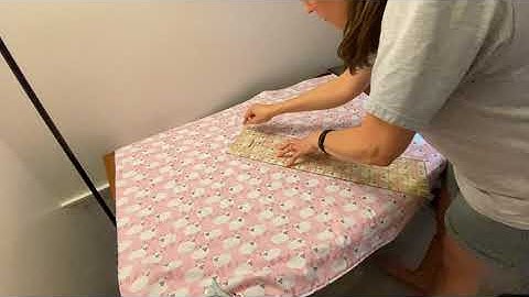 Snelle en gemakkelijke babyquilt, zonder binding