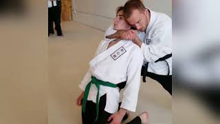 Cody Demonstrating Hadaka Jime