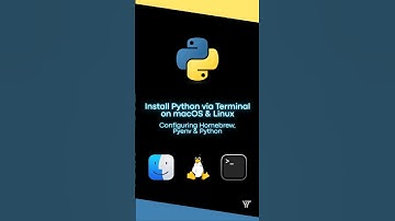 Installing Python on macOS and Linux using the terminal 😎 #python #coding #apple #shorts #tech #fyp