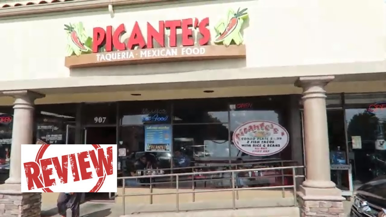 Picante's Taqueria Mexican Food in Anaheim CA Review YouTube