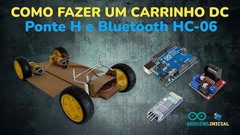Carrinho de controle Remoto Bluetooth HC-06