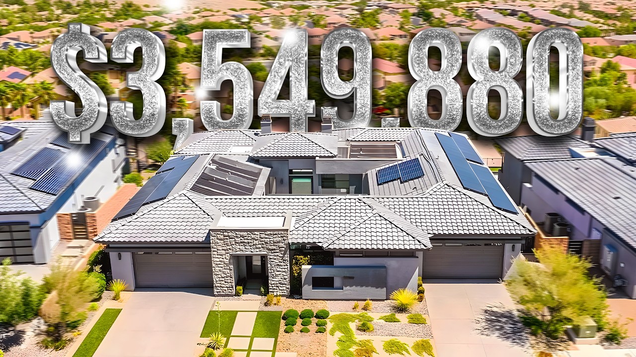 Touring A Las Vegas Guard Gated Blue Heron Estate In Tuscan Cliffs