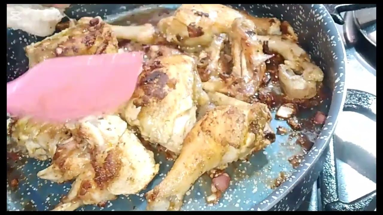 ده روقان الفراخ في الرز المعمر عظمة 