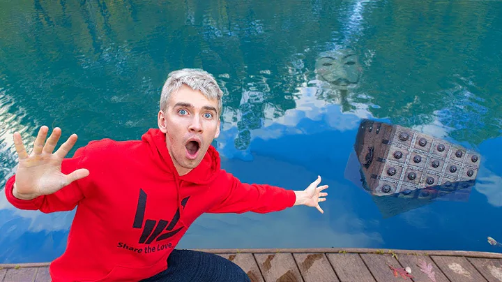 GAME MASTER TOP SECRET TREASURE CHEST FOUND in OUR BACKYARD POND WITH MYSTERY MONSTER!!