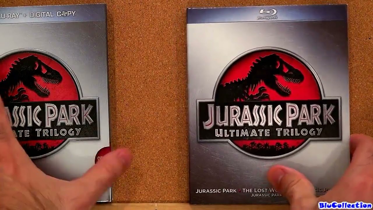 Jurassic Park blu ray Trilogy unboxing review Ultimate box set